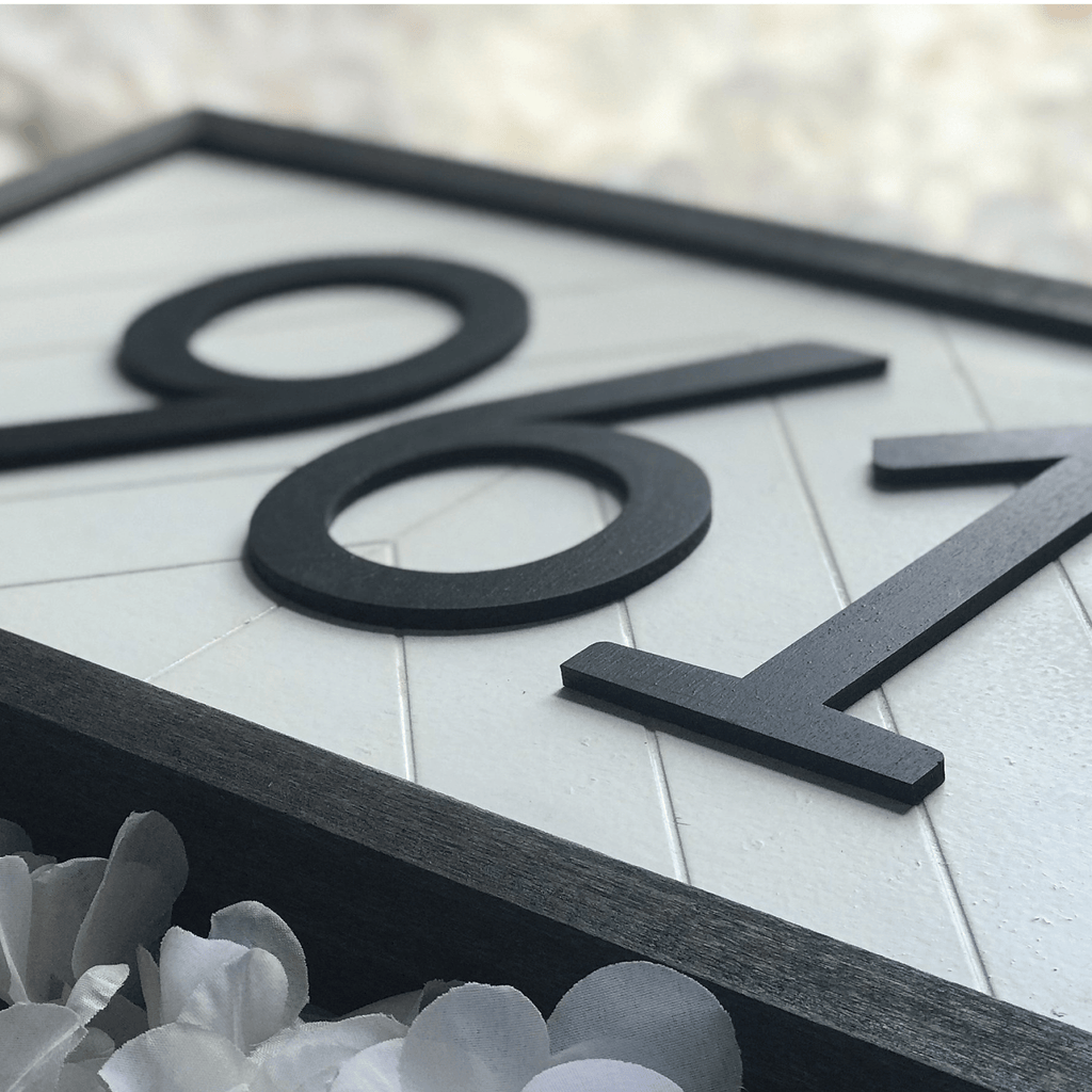 Farmhouse Address Sign | White Fig Studio