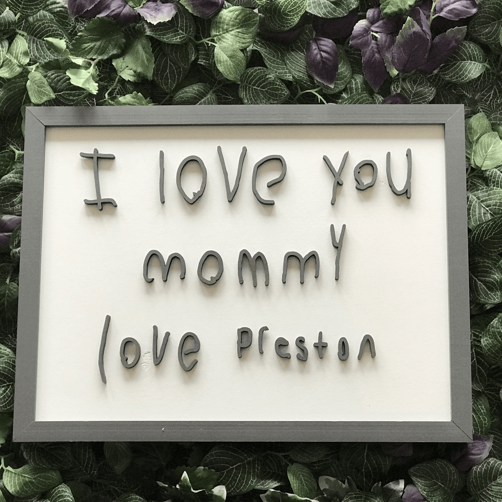 Custom Handwriting Signs | White Fig Studio